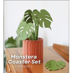 Monstera Coaster V2 Monstera Coaster V2
