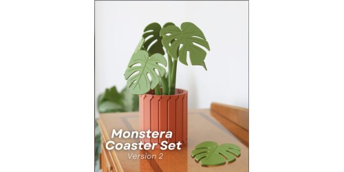 Monstera Coaster V2