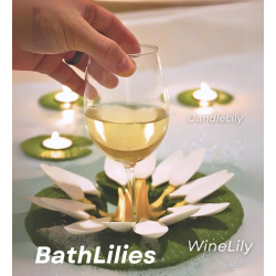 Bath Lilies Lys de vin et Lys de bougie Bath Lilies Lys de vin et Lys de bougie