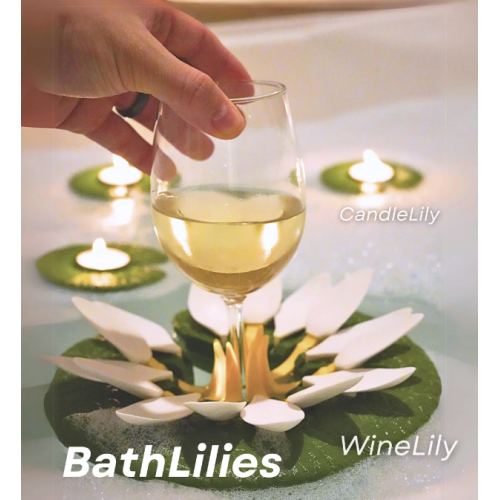 Bath Lilies Lys de vin et Lys de bougie Bath Lilies Lys de vin et Lys de bougie
